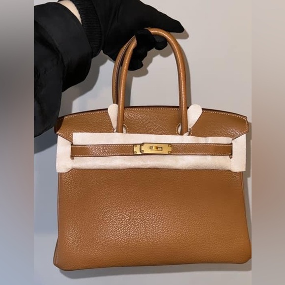 Hermes Handbags - Hermes Birkin 30 Togo Gold GHW